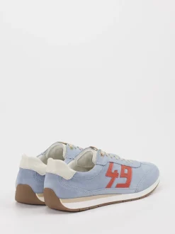 Ara – Sneaker aus Veloursleder Hellblau