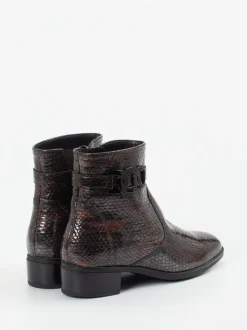 Ara – Stiefelette aus geprägtem Leder in Braun