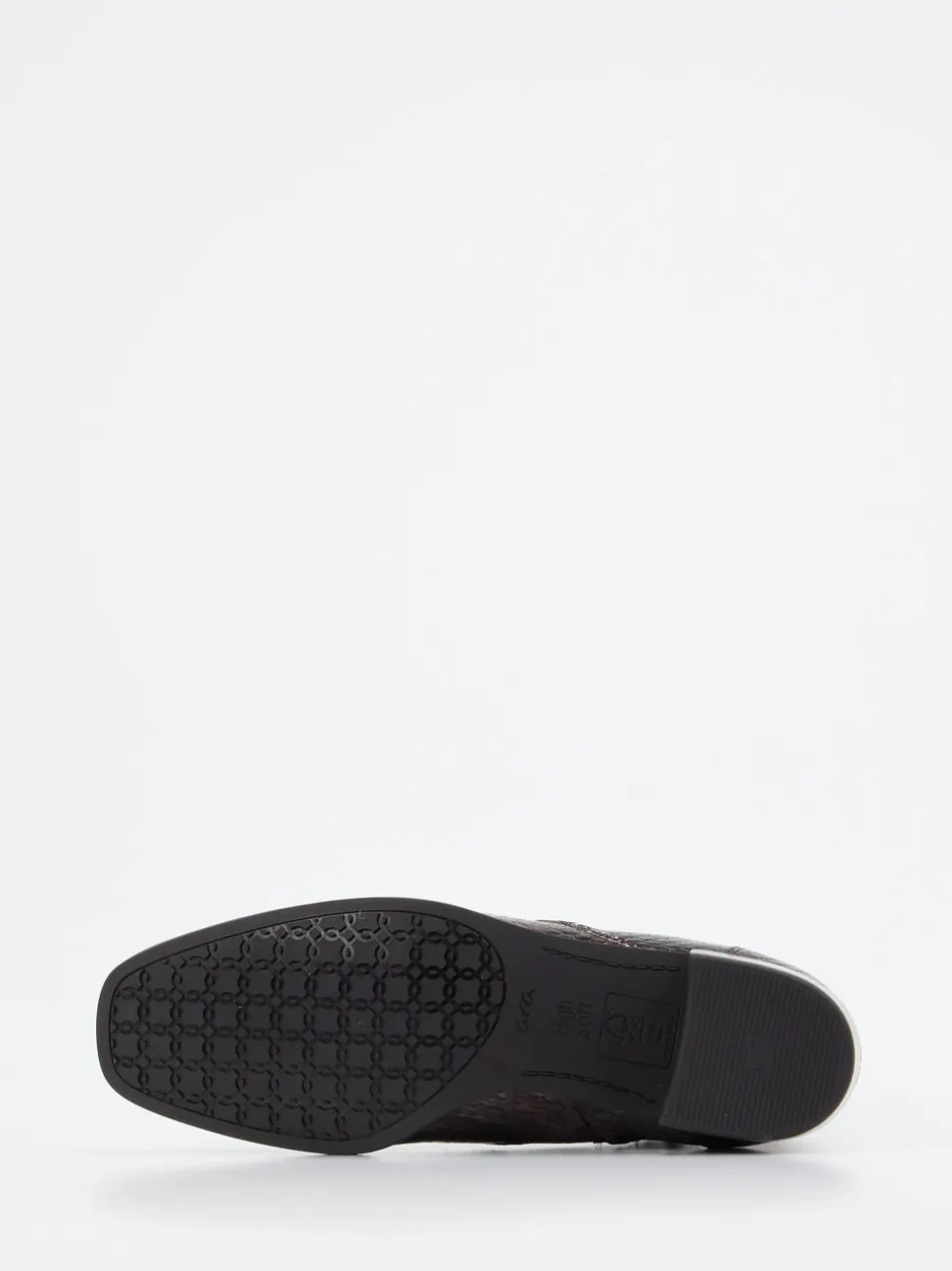 Ara – Stiefelette aus geprägtem Leder in Braun