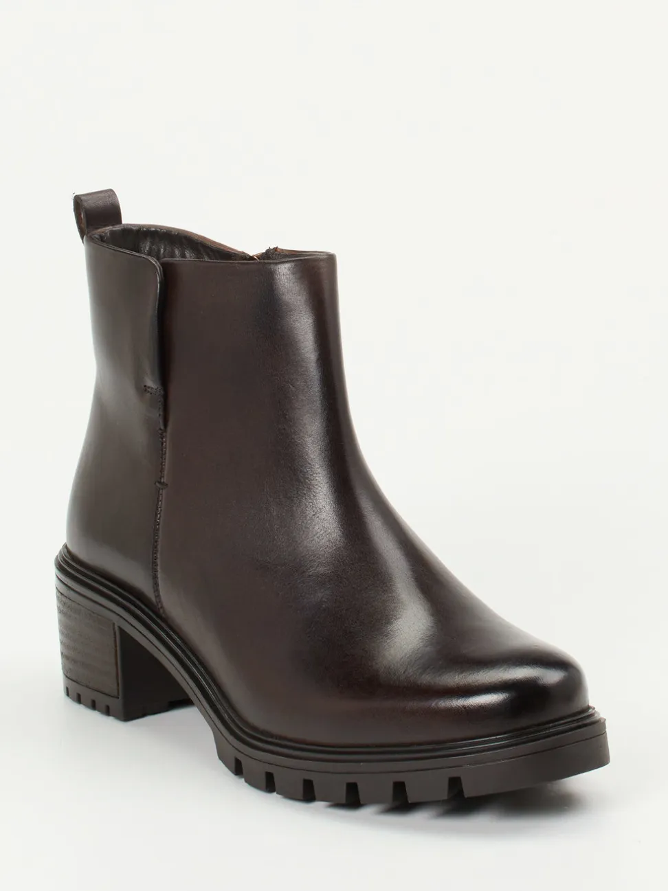 Ara – Stiefelette aus Kalbleder in Dunkelbraun