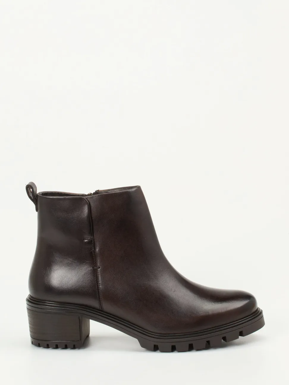 Ara – Stiefelette aus Kalbleder in Dunkelbraun
