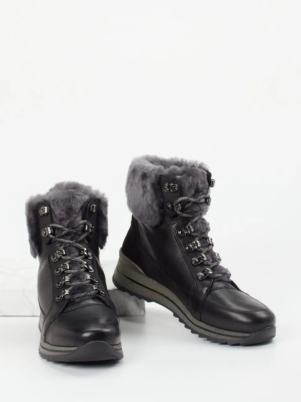 Ara – Stiefeletten aus Kalbleder schwarz
