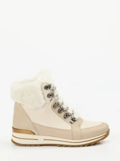 Ara – Stiefeletten aus Kalbleder in Beige