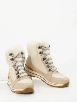 Ara – Stiefeletten aus Kalbleder in Beige