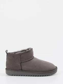 Ara – Stiefeletten aus Veloursleder in Grau