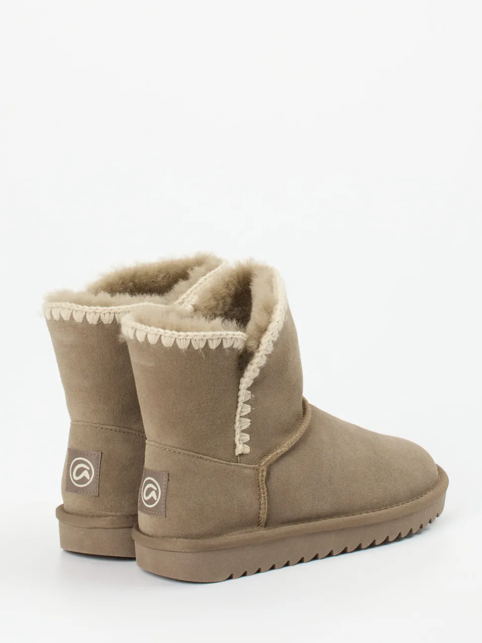 Ara – Winter-Boots aus Veloursleder in Beige