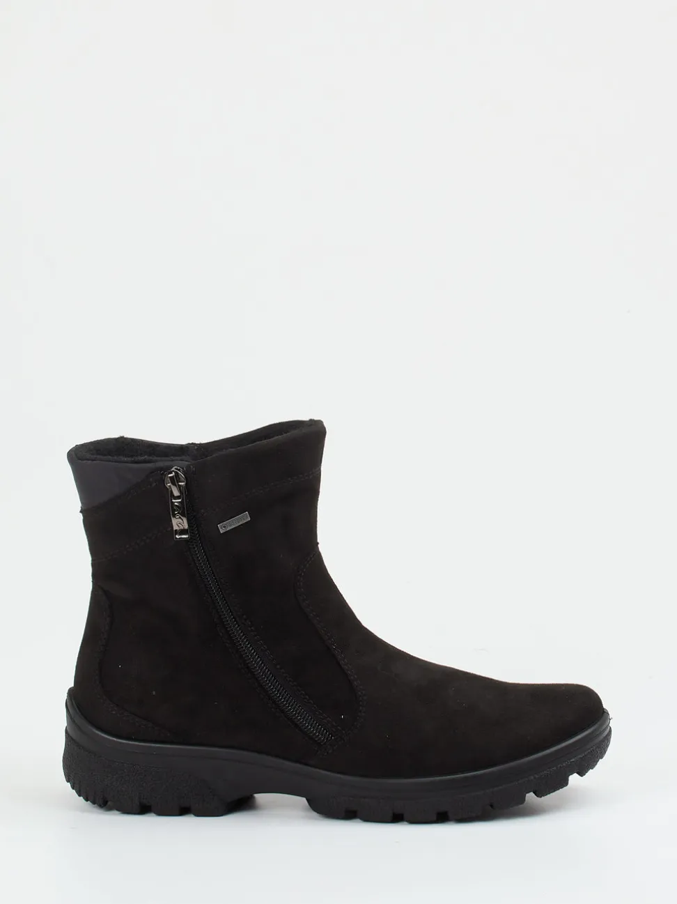 Ara – Winterstiefelette aus Veloursleder Schwarz