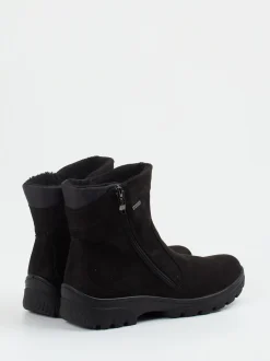 Ara – Winterstiefelette aus Veloursleder Schwarz