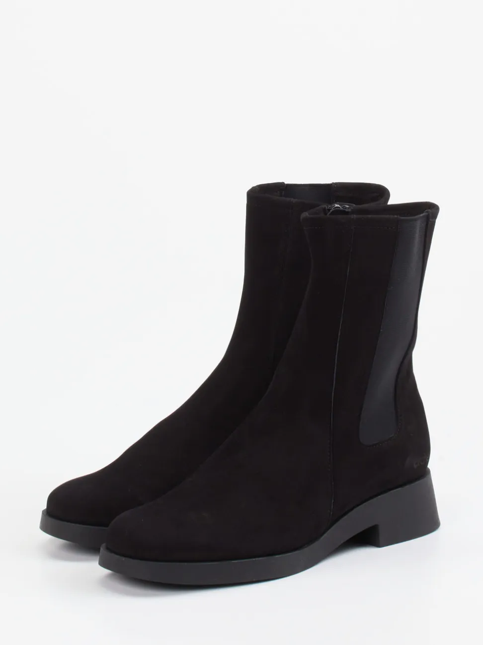 Arche – Chelsea-Stiefelette aus Nubukleder schwarz