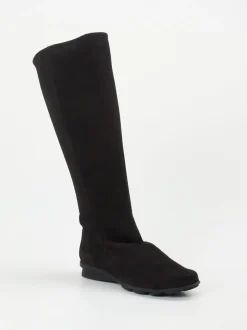 Arche – Kniehohe Stiefel aus Kalbleder schwarz