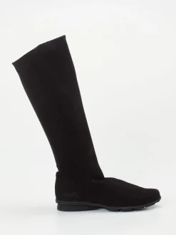 Arche – Kniehohe Stiefel aus Kalbleder schwarz
