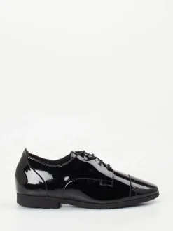 Arche – Lack-Oxford aus schwarzem Lackleder