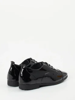 Arche – Lack-Oxford aus schwarzem Lackleder