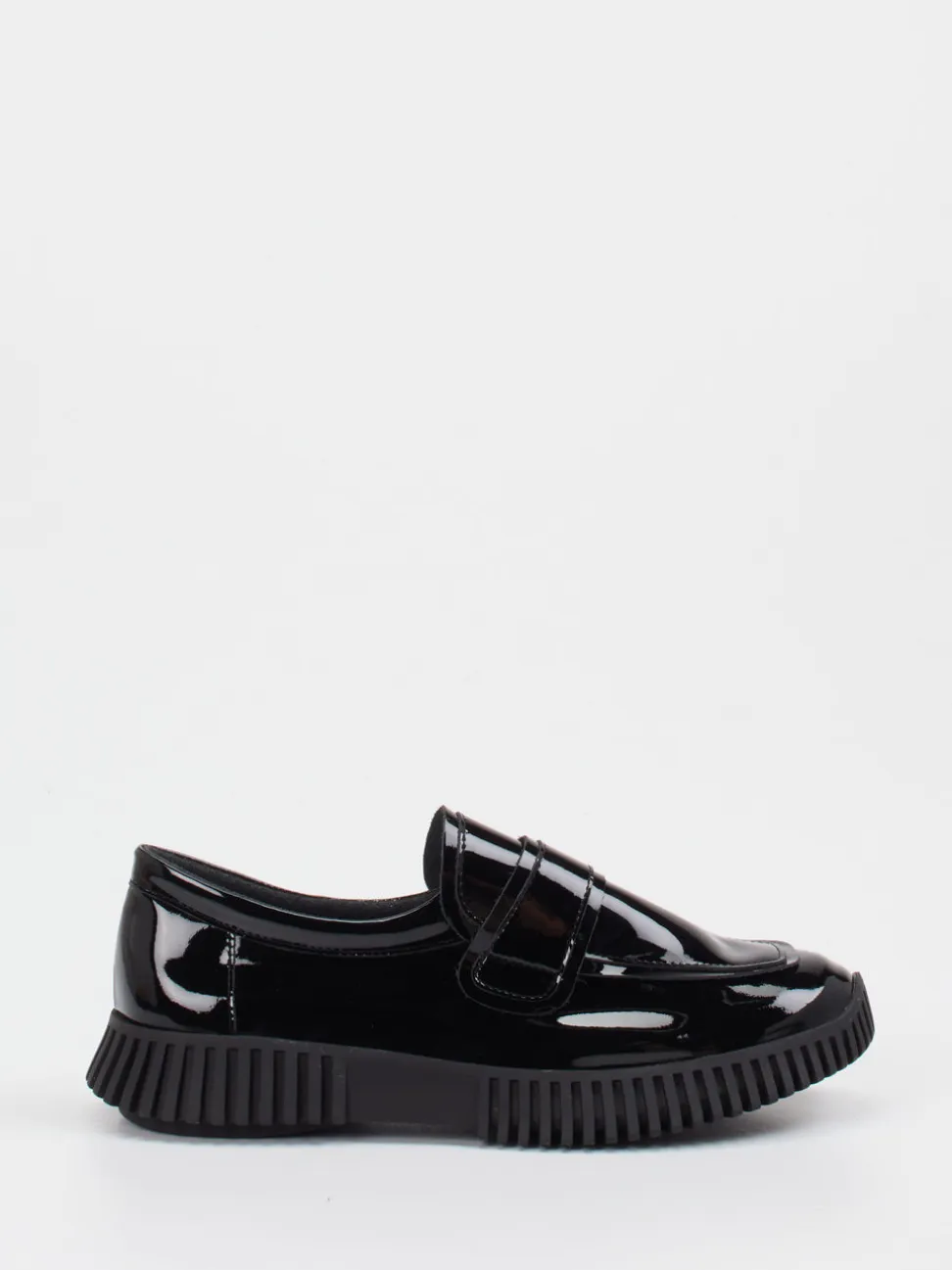 Arche – Loafer aus Lackleder in Schwarz