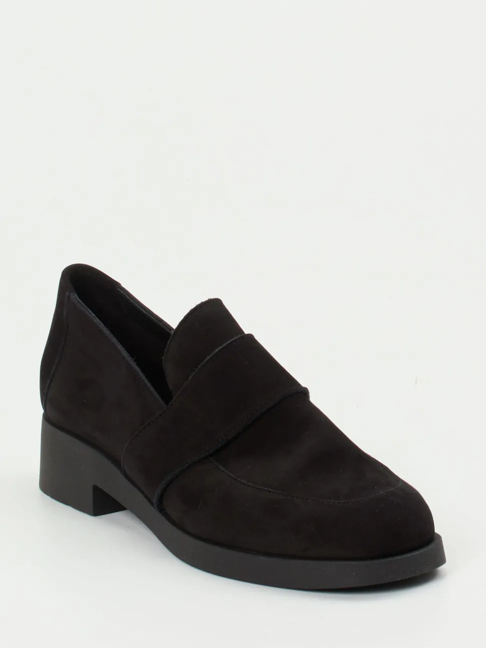 Arche – Loafer aus Nubukleder in Schwarz