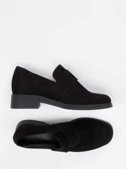 Arche – Loafer aus Nubukleder in Schwarz