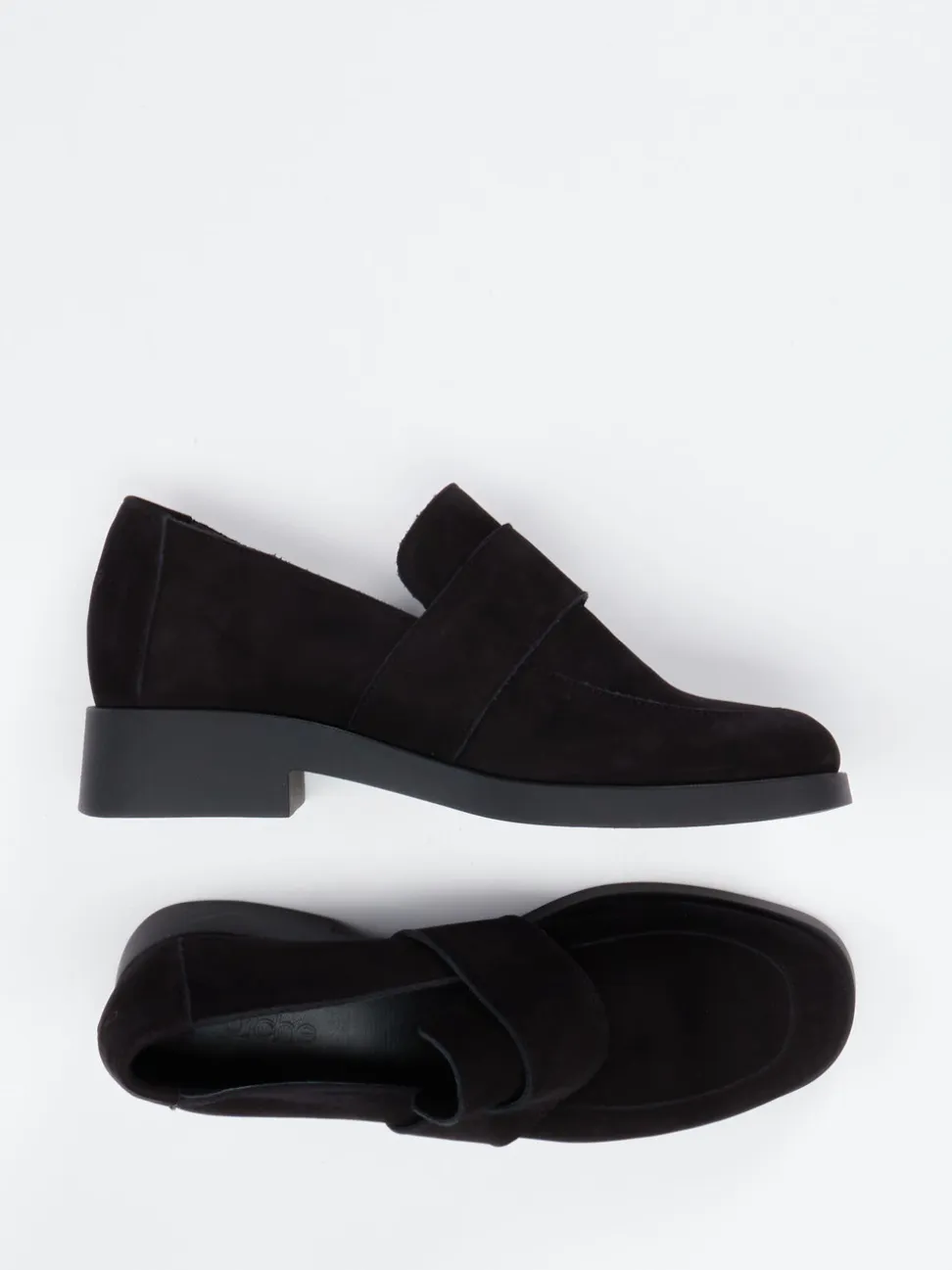 Arche – Loafer aus Nubukleder in Schwarz