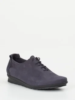 Arche – Schnürschuhe aus Lammleder in Dunkelblau