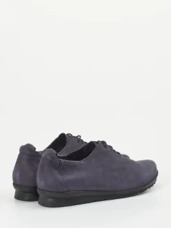 Arche – Schnürschuhe aus Lammleder in Dunkelblau