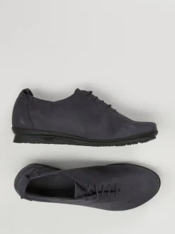 Arche – Schnürschuhe aus Lammleder in Dunkelblau