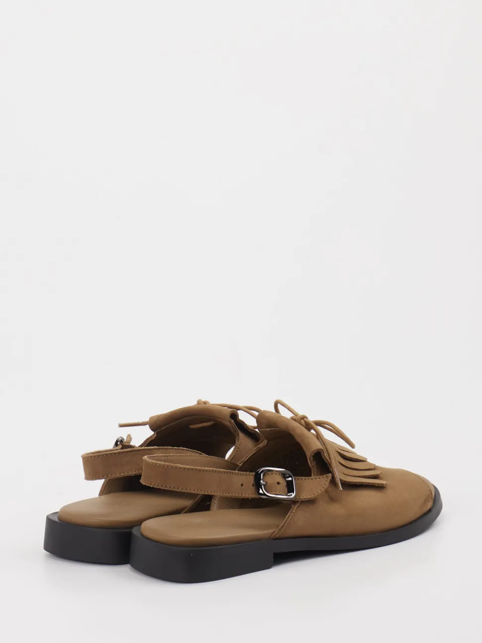 Arche – Slingback-Sandalen aus Leder Cognacbraun