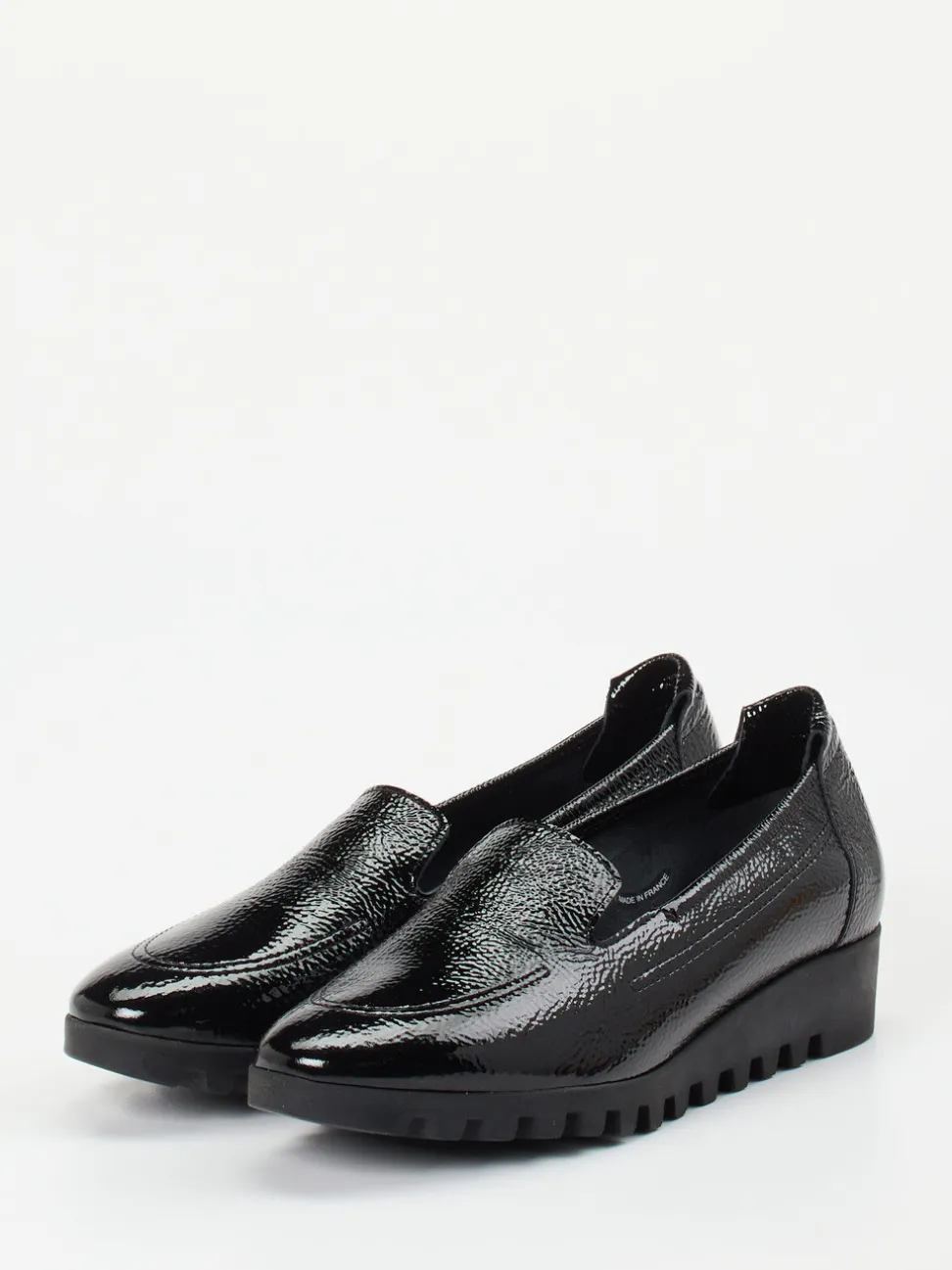 Arche – Slipper aus Lackleder in Schwarz