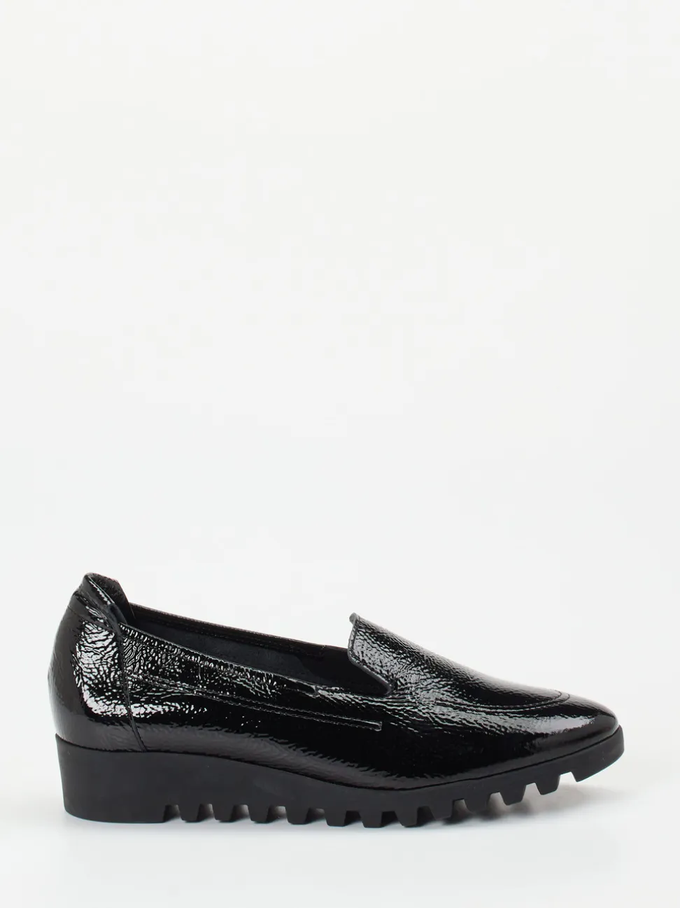 Arche – Slipper aus Lackleder in Schwarz