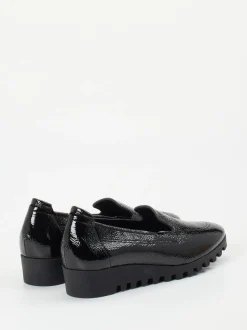 Arche – Slipper aus Lackleder in Schwarz
