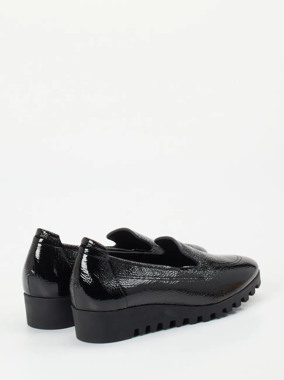 Arche – Slipper aus Lackleder in Schwarz
