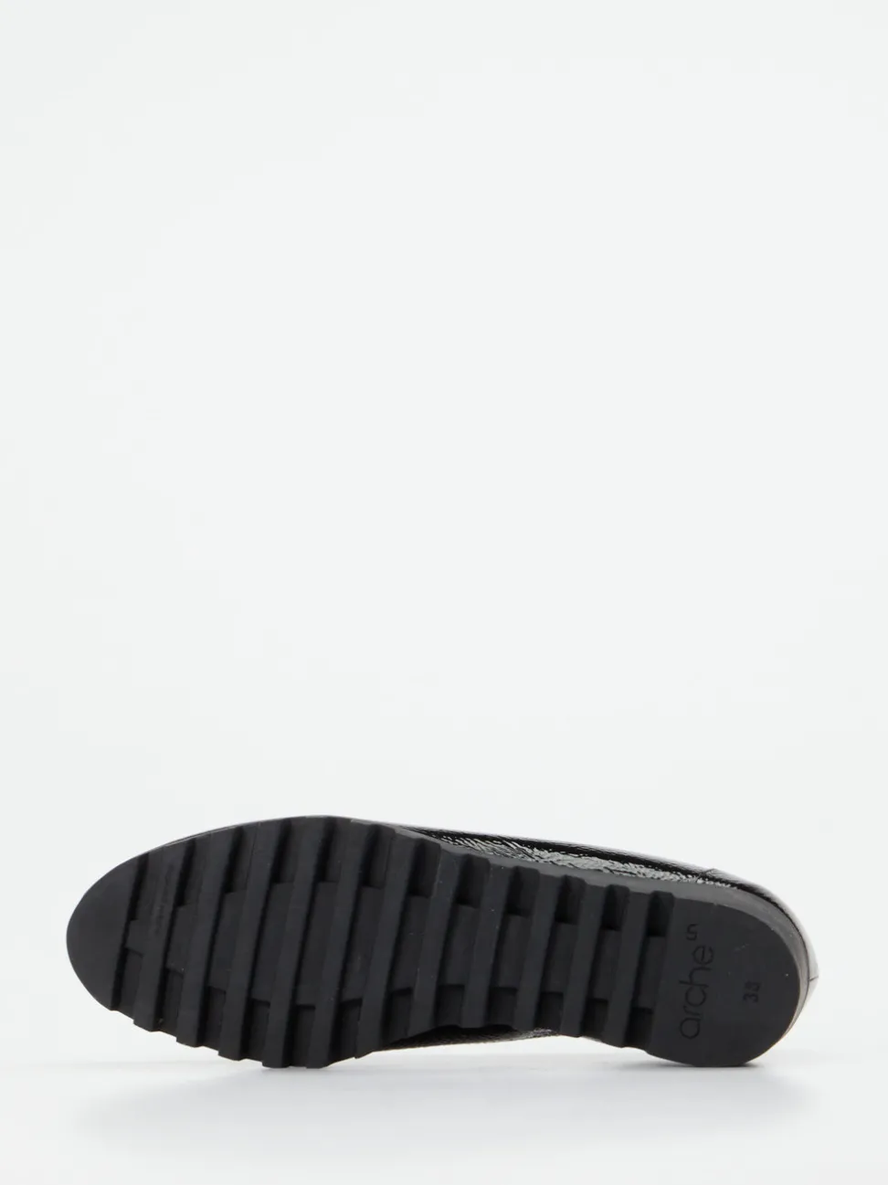 Arche – Slipper aus Lackleder in Schwarz