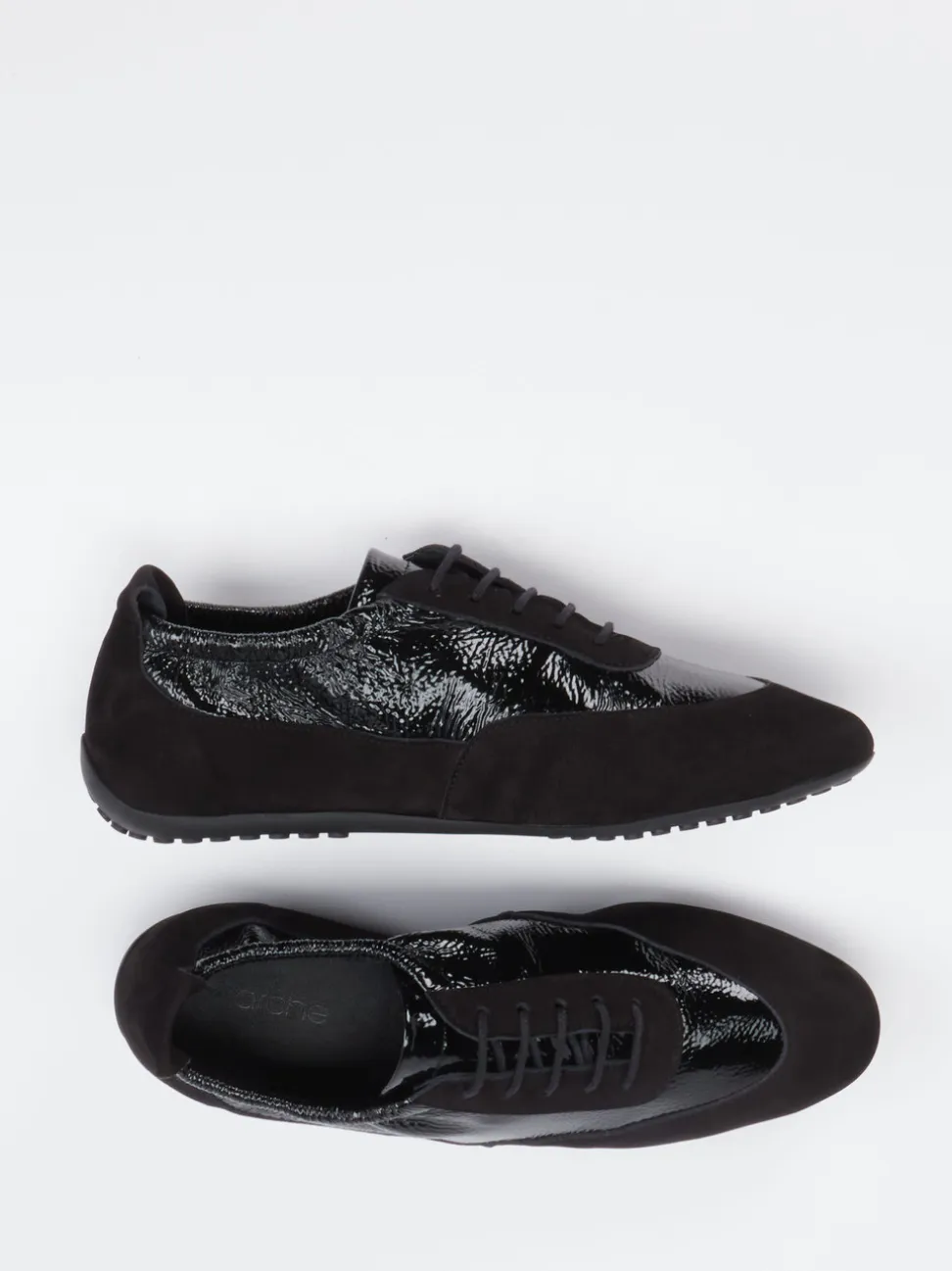 Arche – Sneaker aus Lackleder in Schwarz
