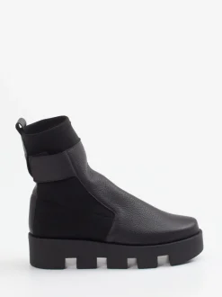 Arche – Stiefelette aus Kalbleder schwarz
