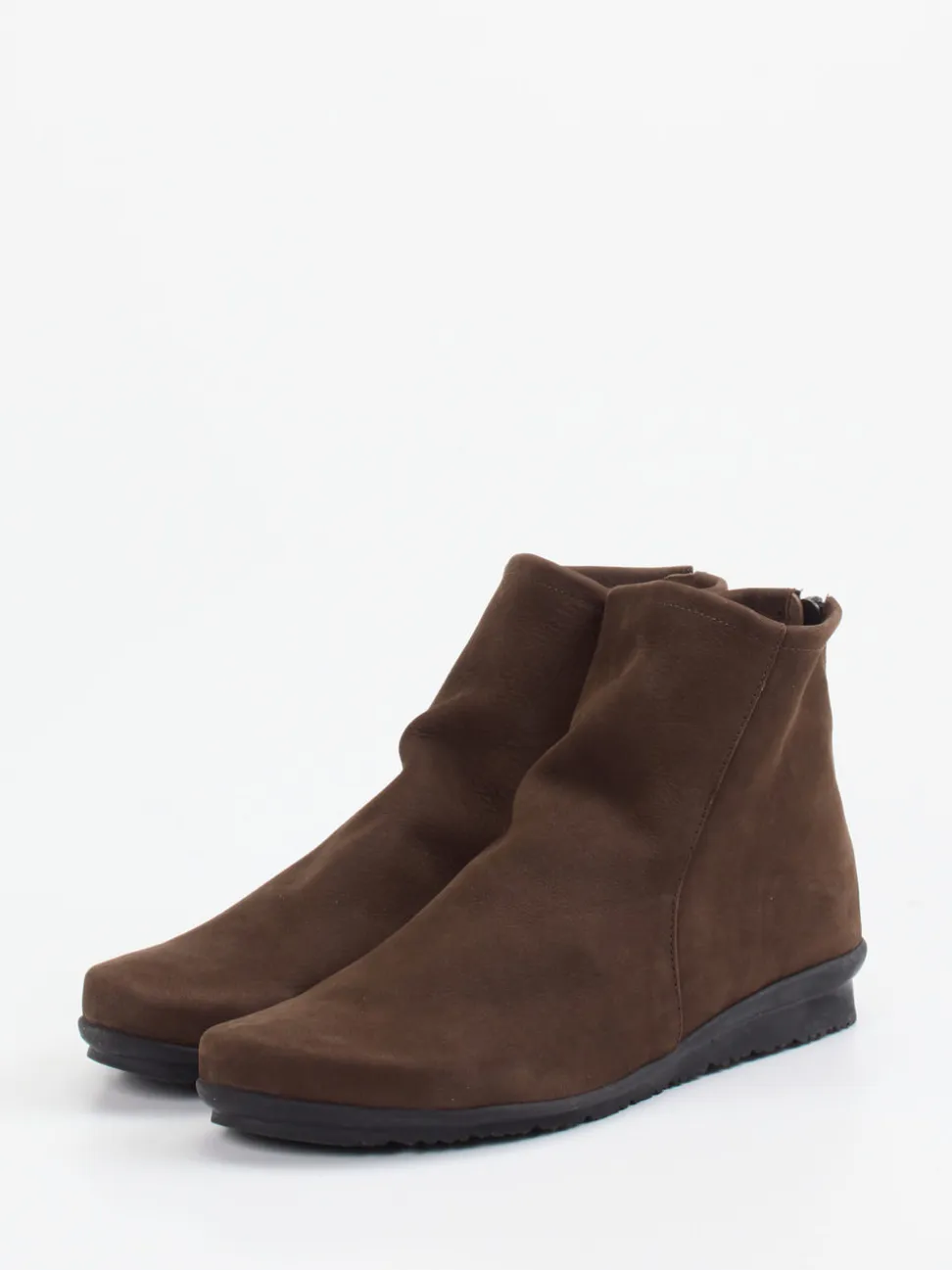 Arche – Stiefelette aus Nubukleder schokoladenbraun