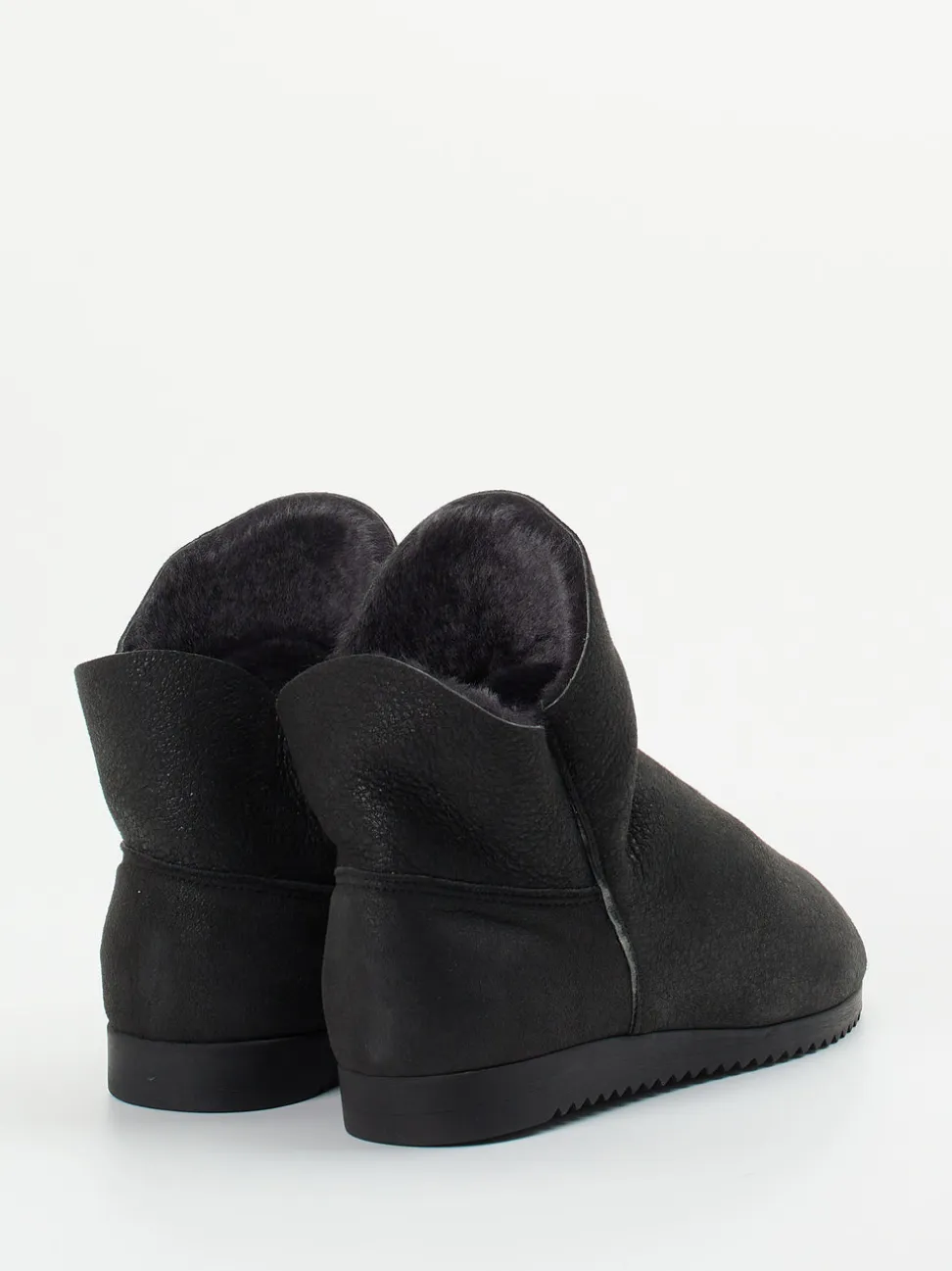 Arche – Stiefelette aus Veloursleder schwarz gefüttert