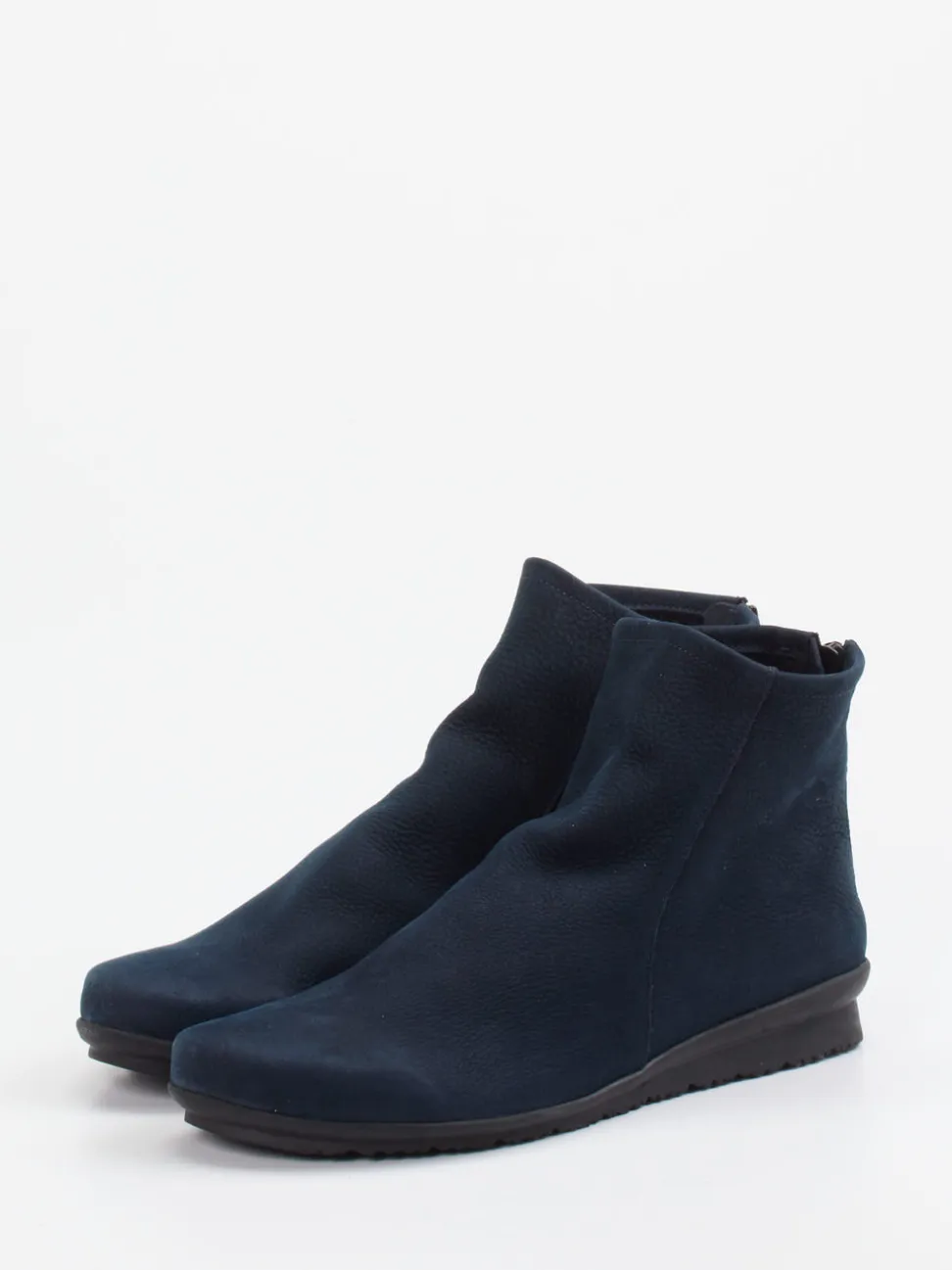 Arche – Stiefeletten aus Hirschleder in Dunkelblau