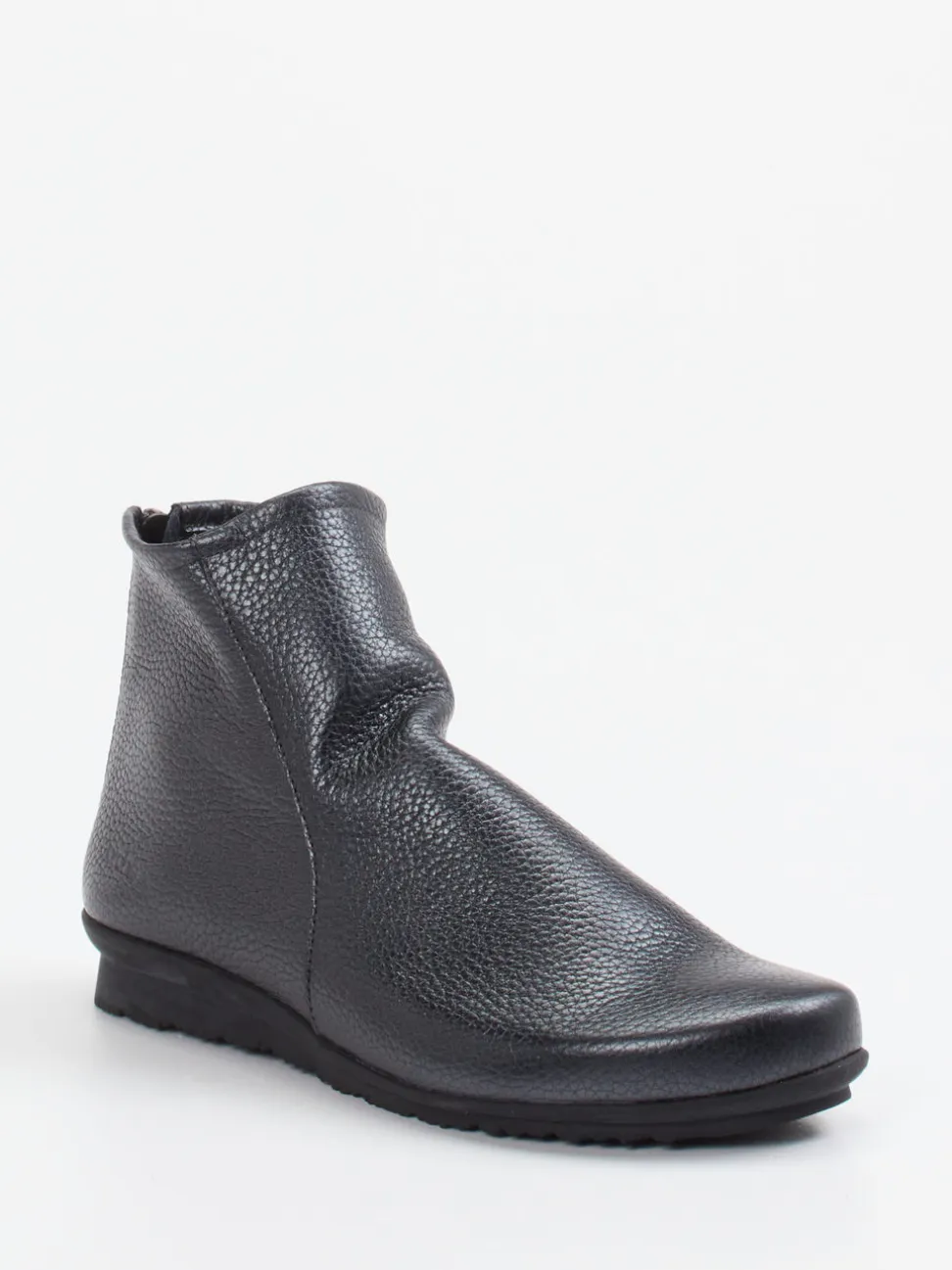 Arche – Stiefeletten aus Metallicleder in Schwarz