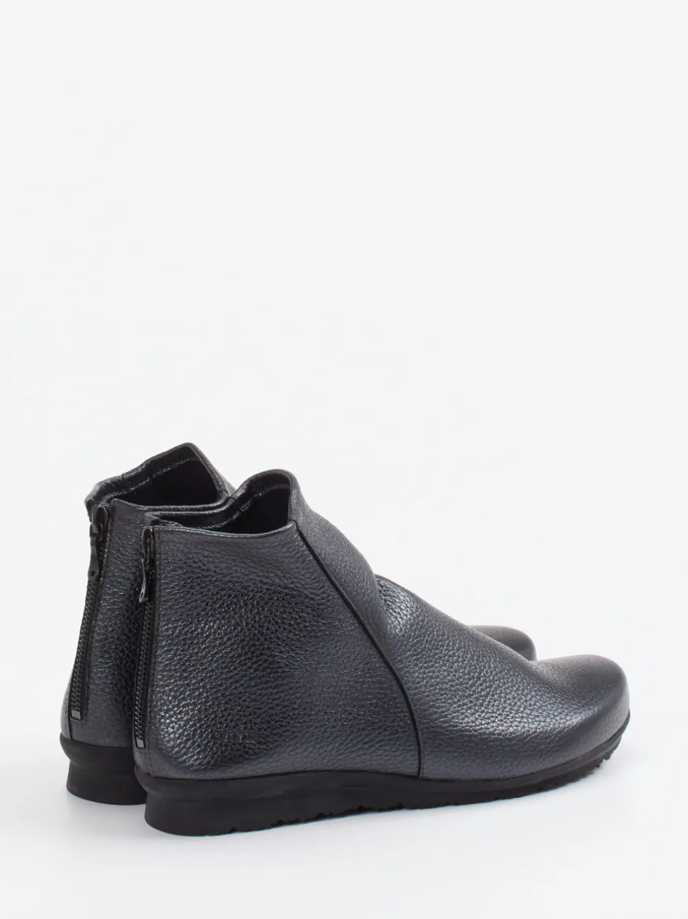 Arche – Stiefeletten aus Metallicleder in Schwarz