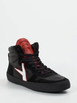 Archivio 22 – High-Top Sneaker aus Kalbleder schwarz