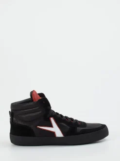 Archivio 22 – High-Top Sneaker aus Kalbleder schwarz