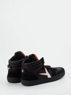 Archivio 22 – High-Top Sneaker aus Kalbleder schwarz