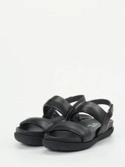 Art – Sandalette aus Kalbleder in Schwarz