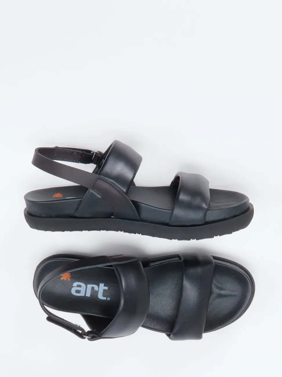 Art – Sandalette aus Kalbleder in Schwarz