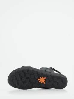 Art – Sandalette aus Kalbleder in Schwarz