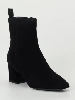 ASH – Stiefeletten aus Veloursleder Schwarz