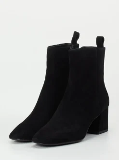 ASH – Stiefeletten aus Veloursleder Schwarz