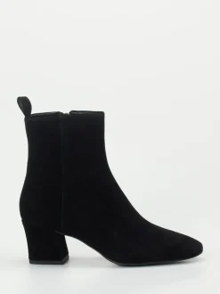 ASH – Stiefeletten aus Veloursleder Schwarz