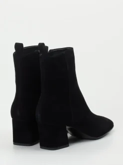 ASH – Stiefeletten aus Veloursleder Schwarz