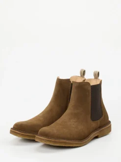 Astorflex – Chelsea Boots aus Veloursleder braun