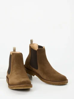 Astorflex – Chelsea Boots aus Veloursleder braun