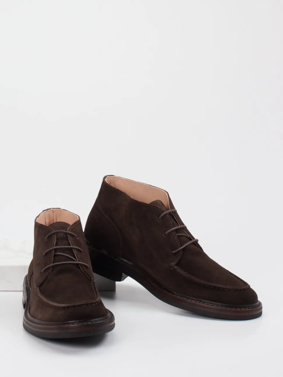 Astorflex – Desert Boots aus Veloursleder dunkelbraun